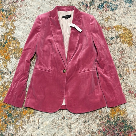 J. Crew Jackets & Blazers - Velvet blazer bust 33 length 25